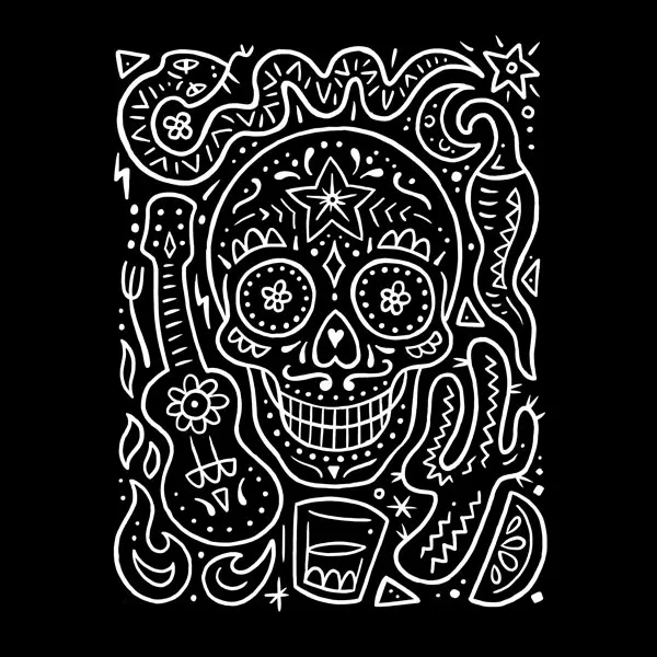 Dia De Rito illustration