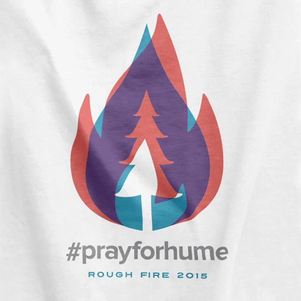 Hume Lake Rough Fire Fundraiser Tshirt